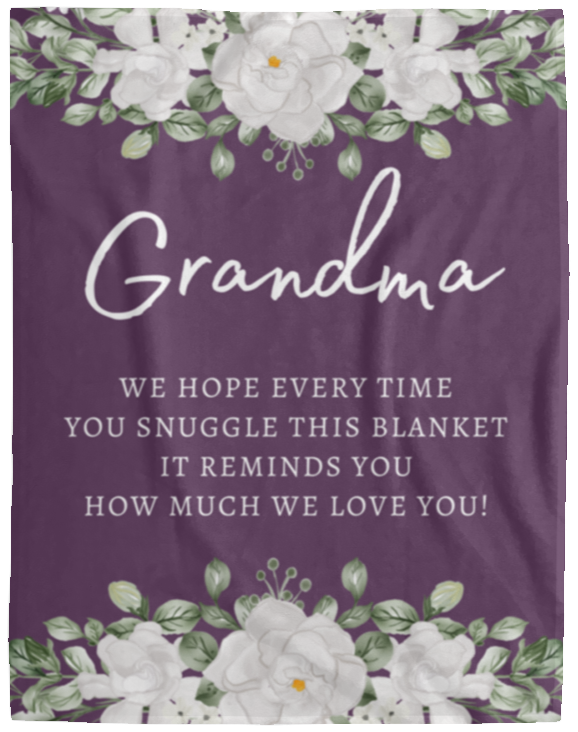 Grandma Plush Fleece Blanket