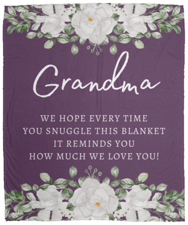 Grandma Plush Fleece Blanket