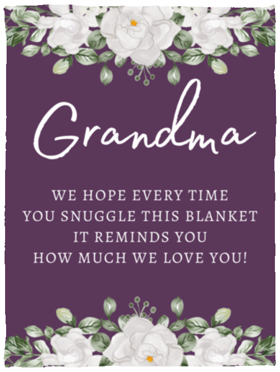 Grandma Plush Fleece Blanket