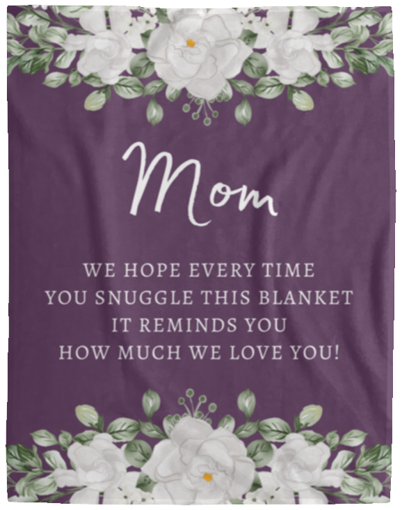 Mom Flower Blanket  Mother's Day/ Birthday