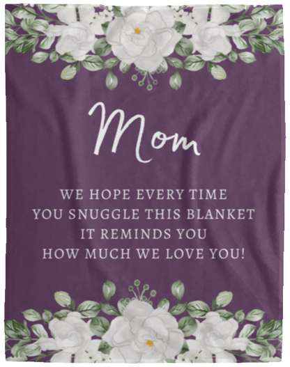 Mom Flower Blanket  Mother's Day/ Birthday