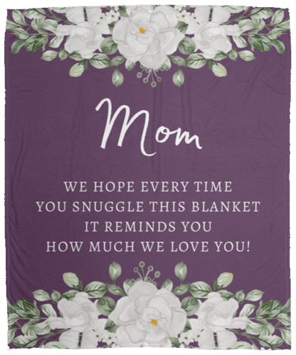 Mom Flower Blanket  Mother's Day/ Birthday