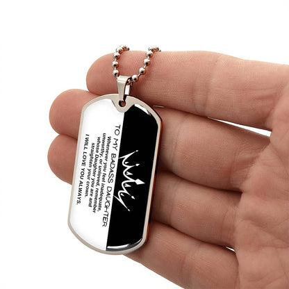 Perfect Heartfelt Keepsake Gift for Daughter Keychain