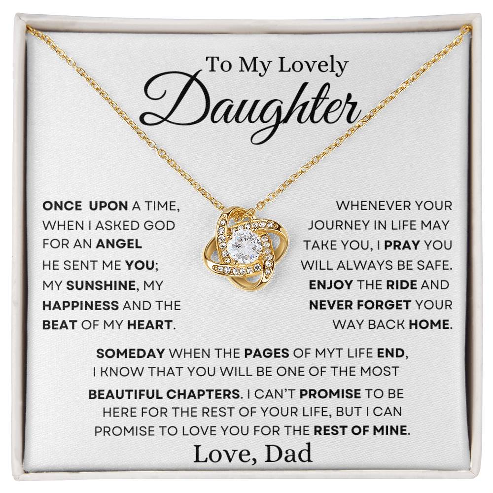 To My Lovely Daughter Love Dad