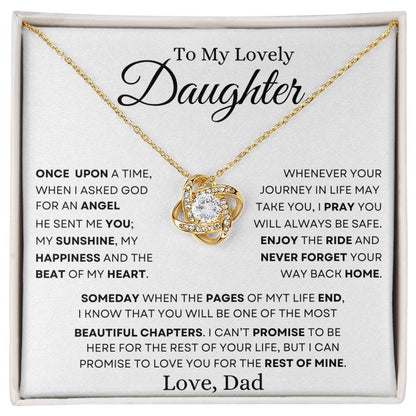 To My Lovely Daughter Love Dad