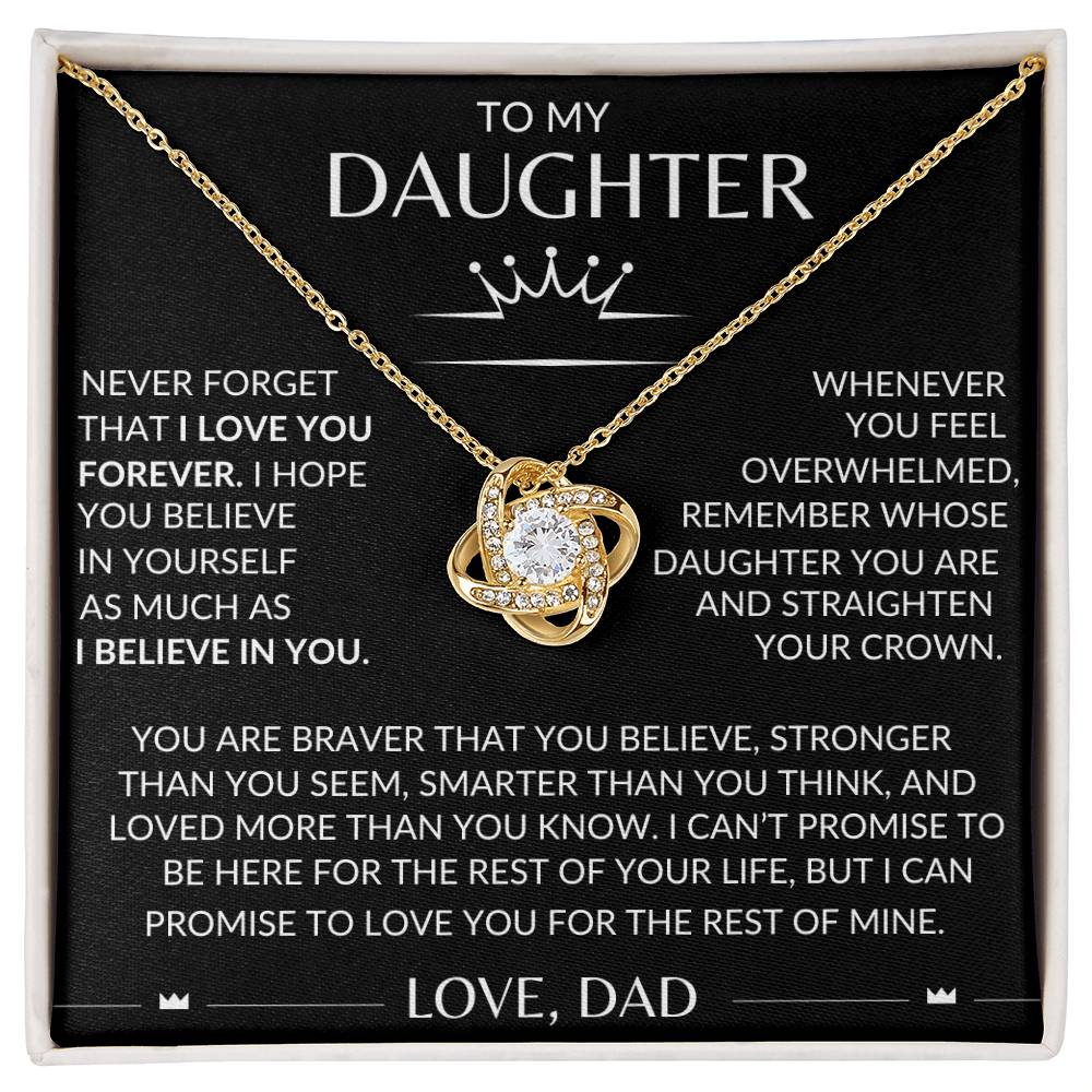 To My Daughter Love Dad