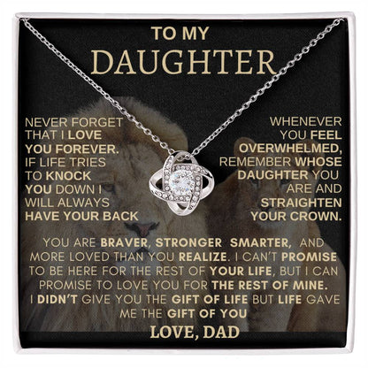 To My Daughter Love Dad