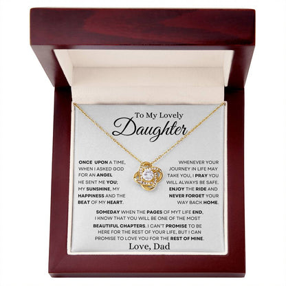 To My Lovely Daughter Love Dad