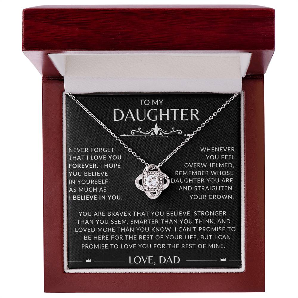 To My Daughter Love Dad Never Forget