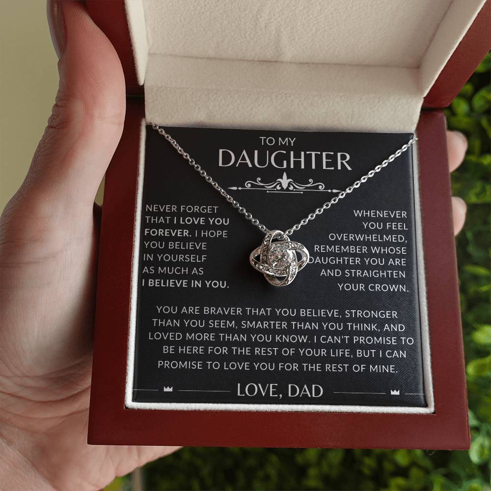 To My Daughter Love Dad Never Forget