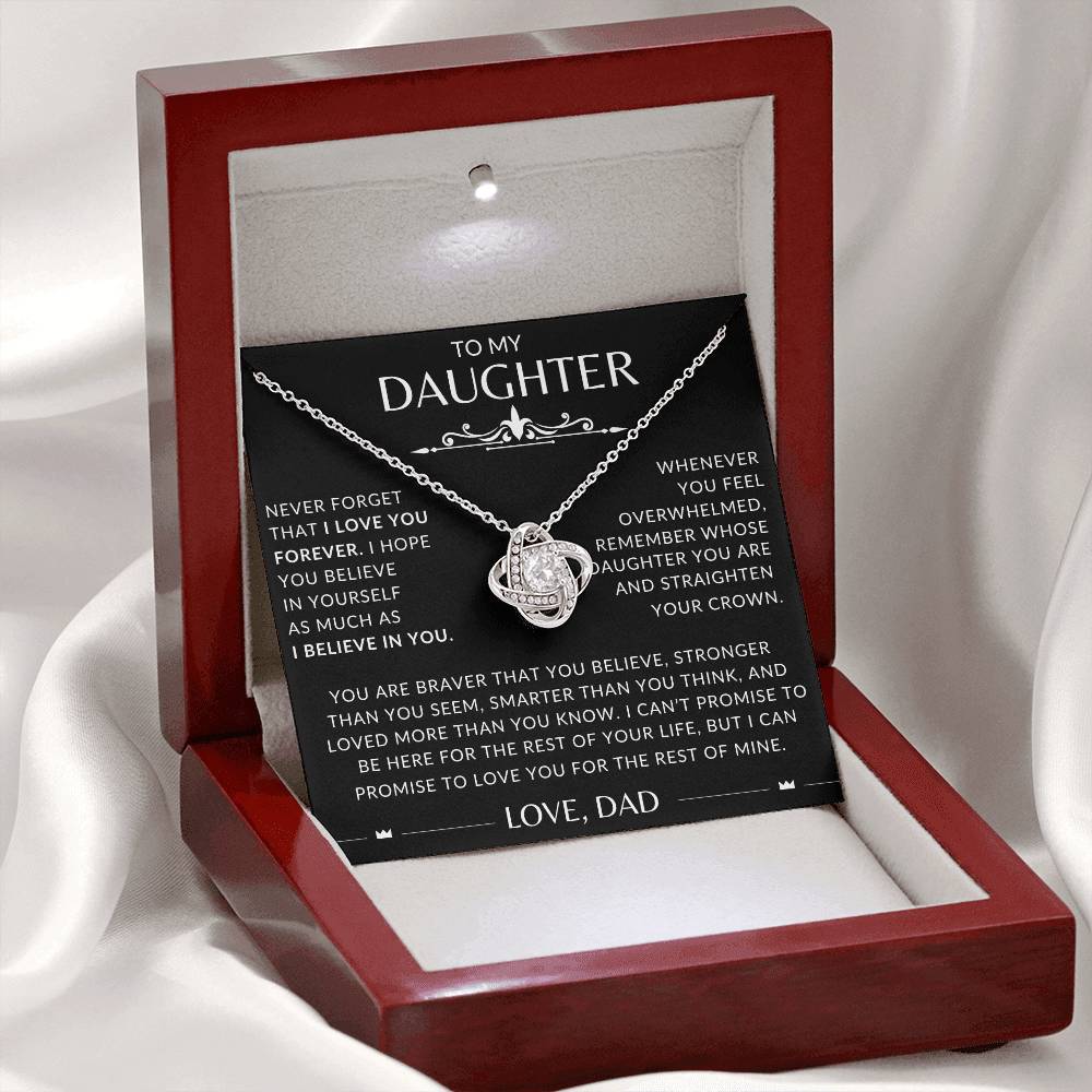 To My Daughter Love Dad Never Forget