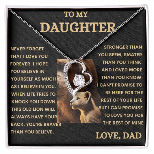 TO MY DAUGHTER LION AND CUB