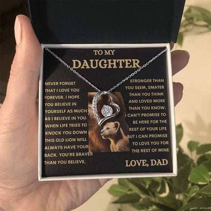 TO MY DAUGHTER LION AND CUB