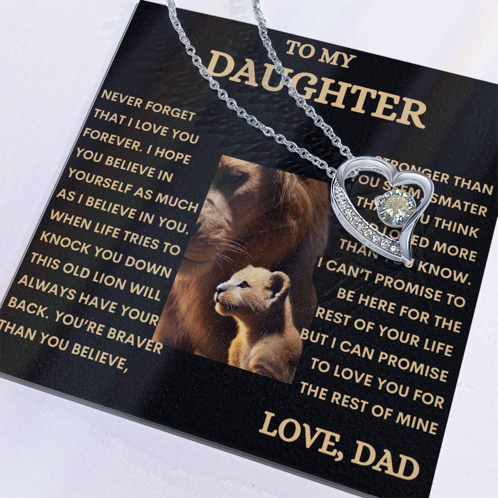 TO MY DAUGHTER LION AND CUB