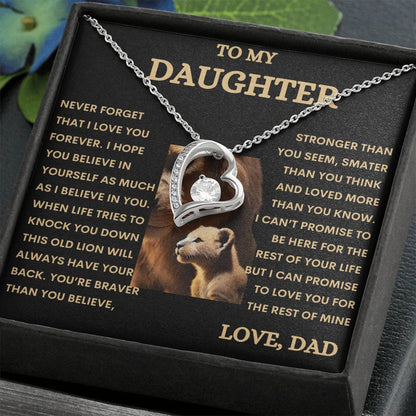 TO MY DAUGHTER LION AND CUB