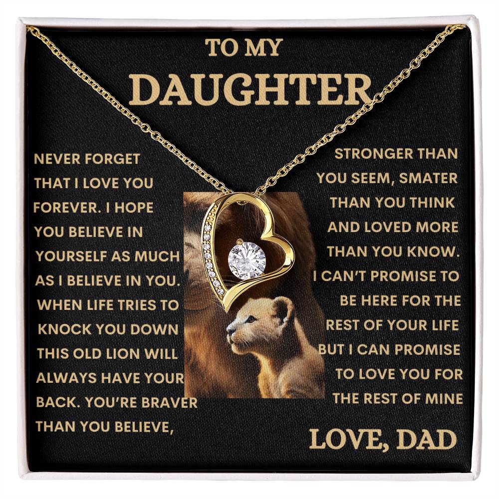 TO MY DAUGHTER LION AND CUB